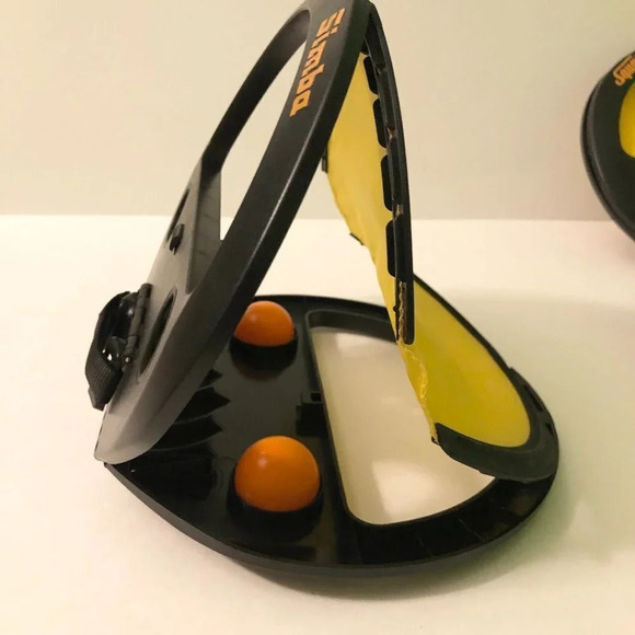 Simba Squap Catch Ball Game Adjustable Straps Set of 4 Paddles with Balls - Picture 4 of 8